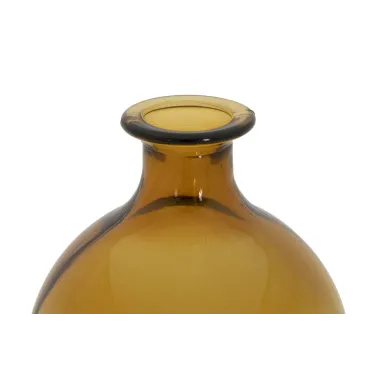 Wazon Botella Napoles Szkło Recyklingowane Pomarańczowy 16x38 cm (WYPRODUKOWANO W HISZPANII)